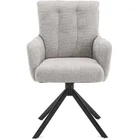 Benoa Eetkamerstoel Nobel Baltic 1048 Truffel (Grijs, 60x94x65cm)