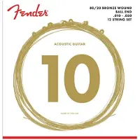 Fender 80/20 Bronze 12-String Acoustic Strings 10-50