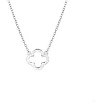 Trendjuwelier huiscollectie 1324663 Zilveren Ketting Bloem 1,2 mm 41 + 4 cm