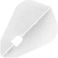 L-Style Champagne L9D Dimple Fantail White - Dart Flights