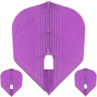 L-Style Champagne Flight Kami L3 Shape Purple - Dart Flights