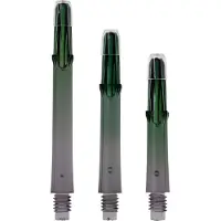 L-Style L-Shaft Gradient N9 Locked Straight Black & Green - Dart Shafts