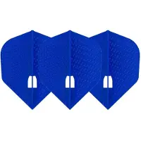 L-Style Champagne L3 Shape Dimple Blue - Dart Flights