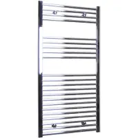 Sanicare design handdoekradiator 45x112cm chroom