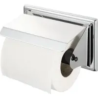 Haceka Standaard closetrolhouder met klep s19 Chroom