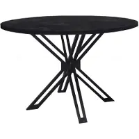MD Interior Susy ronde eetkamertafel zwart mangohout 120cm