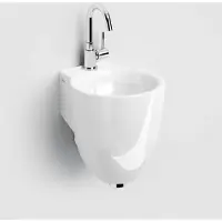 Clou Flush 6 keramische fontein 27cm met kraangat wit glans
