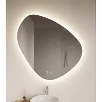 SaniGoods Roxx organische spiegel met LED-verlichting en verwarming 100x100cm