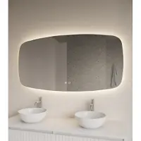 Gliss Design Erato spiegel horizontaal met LED-verlichting en verwarming 140x70cm