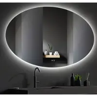 SaniGoods Roan ovale spiegel met LED-verlichting 100x75cm