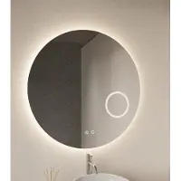 Gliss Design Sol ronde spiegel met LED-verlichting 80cm