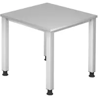 Hjh OFFICE PRO QUEO 8 S - Grijs 80 x 80 Tafelhoogte I In hoogte verstelbaar