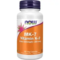 Now MK-7 Vitamine K2 Extra Sterk 300 mcg | 60 Capsules | MenaQ7 vitamine K2 uit kikkererwten (120 Capsules)