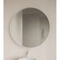 Gliss Design Asteri ronde spiegel 80cm mat wit