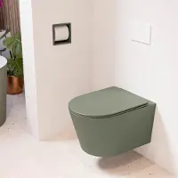 Mondiaz Lavie toiletpot randloos met softclose zitting army