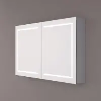 HiPP Design 61000 spiegelkast met LED en spiegelverwarming 120x70x14cm