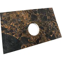Saniclear Micro fonteinblad 39x22cm athens portoro gold