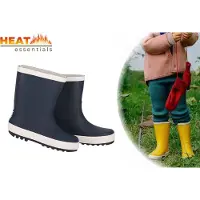 Heat Essentials Regenlaarzen kinderen 29/30 – Rubber – Navy Blauw – Regenlaarzen meisjes – Regenlaarzen Jongens - Unisex