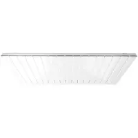 Eastbrook Addington afdekkapje voor type 10 radiator 125cm chroom