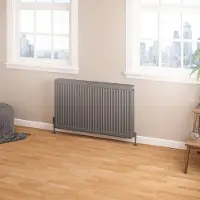 Eastbrook Type 22 paneelradiator 100x60cm 2074W antraciet
