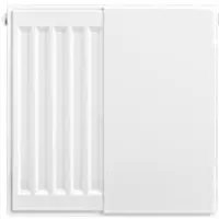 Eastbrook plaat voor paneelradiator 40x40cm wit glans