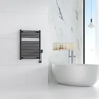 Mueller Stala elektrische radiator met Smart Wifi 60x76.6cm mat zwart 400W