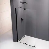 Sapho Modular douchewand 100x200cm antikalk zwart