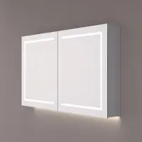 HiPP Design 62000 spiegelkast met LED en spiegelverwarming 80x70x14cm