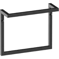 Brauer handdoekrek 35cm gunmetal geborsteld PVD