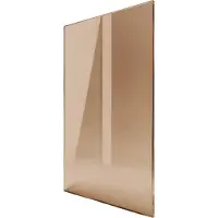 Saniclear Bronze douchewand 90x200cm brons glas