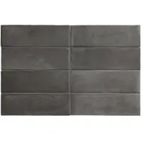 Jabo Premium Koko wandtegel 15x5cm zwart mat