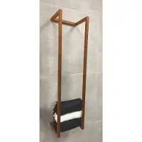 Mueller Bronzo handdoekrek industrieel 95x25x20cm brons koper geborsteld