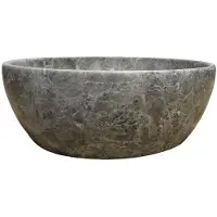 Lambini Designs Colorno waskom marmer 41cm tundra grey