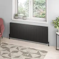 Eastbrook Type 21 paneelradiator 160x60cm 2697W zwart mat