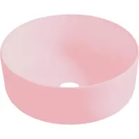 Best design Luzz waskom 40cm keramiek lichtroze mat