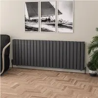 Eastbrook Warrington paneelradiator type 20 165x60cm 2668W antraciet