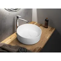 Sapho Thin waskom solid surface 38x14.2cm wit