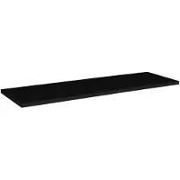 Comad Nova Black wastafel toppaneel 120cm zwart