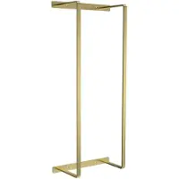 SaniGoods Basil verticale handdoekrek 28x67cm goud geborsteld