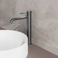 Best design High End Moya verhoogde wastafelkraan gunmetal