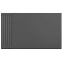 Eastbrook plaat voor paneelradiator 100x60cm antraciet