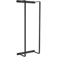 SaniGoods Basil verticale handdoekrek 28x67cm zwart mat