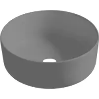 Best design Luzz waskom 40cm keramiek grijs mat