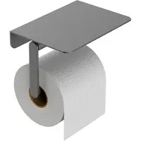 Mueller Hilton toiletrolhouder met planchet gunmetal