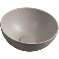 Sapho Minor toilet waskom beton 26cm zand