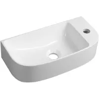 Sapho Alga fontein marmer 40x22cm wit