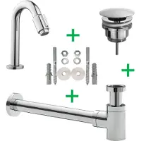 Mueller Round fonteinkraanset chroom