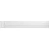 Eastbrook plaat voor paneelradiator met streep 200x30cm wit glans