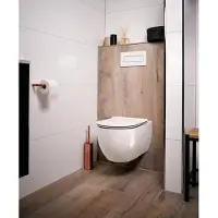 Xenz Gio randloos toilet 47cm met vortexspoeling en zitting wit glans