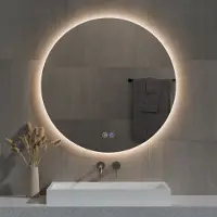 Best design Aldora ronde spiegel 100cm met LED verlichting en verwarming